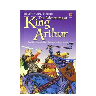 【现货】【Usborne分级阅读2】亚瑟王传奇 The Adventures of King Arthur 英文进口原版儿童分阶阅读