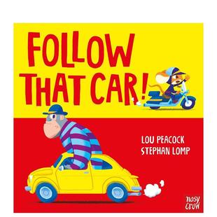 Follow That Car 儿童绘本图书Lucy 跟踪那辆车 英文进口原版 Feather 预售