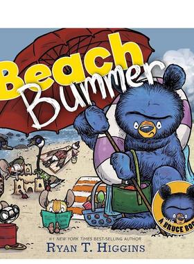 【预售】海滩无赖小布鲁斯书Beach Bummer Little Bruce Book 英文进口原版儿童绘本图书 6-9岁 Disney 动物生态环保