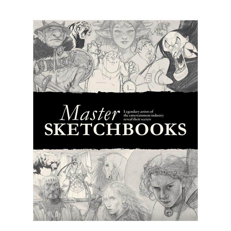 【预售】Master Sketchbooks科幻奇幻美学概念设计大师创作手稿 英文进口原版艺术插画原画设定集外文图书 3dtotal Publishing正版