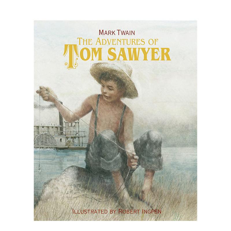 【预售】英文原版 Robert Ingpen经典文学插图:汤姆·索亚历险记 The Adventures of Tom Sawyer英文世界文学正版进口书籍Mark Tw