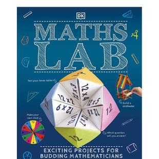 儿童趣味图书3 Lab英文进口原版 数学实验室Maths 6岁DK 现货