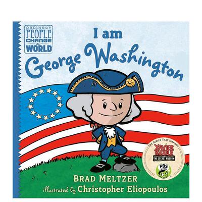 【现货】我是乔治-华盛顿 I Am George Washington英文儿童绘本原版图书进口书籍Meltzer, Brad