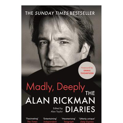 【现货】疯狂：艾伦·里克曼日记 Madly Deeply : The Alan Rickman Diaries 原版英文传记