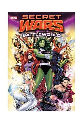 【预售】漫威Marvel 秘密战争：斗界合集 卷1 Secret Wars: Battleworld Omnibus Vol. 1 Jim Cheung Cover 英文进口原版漫画Marv