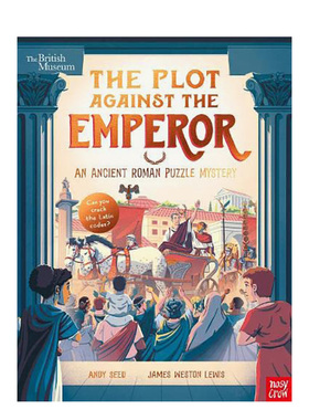 【预售】【2022年创意游戏图书奖】大英博物馆： 谋反大帝（古罗马谜题之谜）（精装） British Museum 原版英文儿童绘本