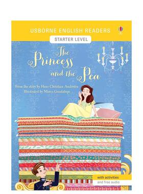 【预售】公主和豌豆ER SL The Princess and the Pea英文进口原版儿童图书3-6岁分阶读物Andersen  Hans Christian