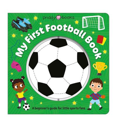【预售】旋转球：我的苐一本足球书 Super Spinners: My First Football Book 英文进口原版儿童趣味图书Priddy Books外文正版