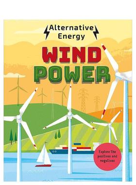 【现货】替代能源：风能 Alternative Energy: Wind Power 进口原版英文儿童百科绘本9岁-12岁Louise Kay Stewart外文正版图书