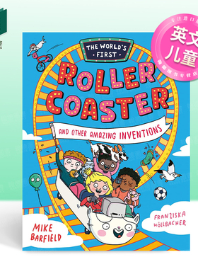 【现货】【蓝彼得图书奖得主Mike Barfield】过山车及其余事物的发明故事The World’s First Rollercoaster英文儿童绘本