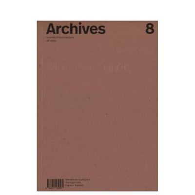 【现货】档案8：Marusa Zorec Archives 8: Marusa Zorec 英文原版进口外版图书C2C editorial建筑设计