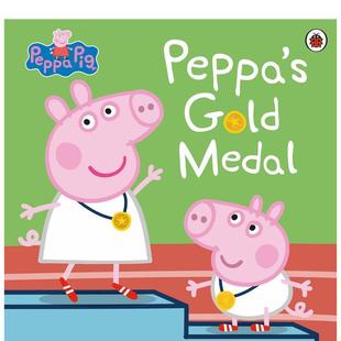 6岁 小猪佩奇：佩奇 Ladybird3 Medal英文儿童图书籍进口原版 Gold Peppa Pig 金牌Peppa 预售