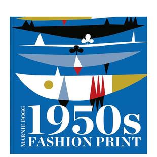 纺织品纹样 设计 1950s 服装 图书籍进口正版 英文原版 1950年代时尚 Print Fashion 现货