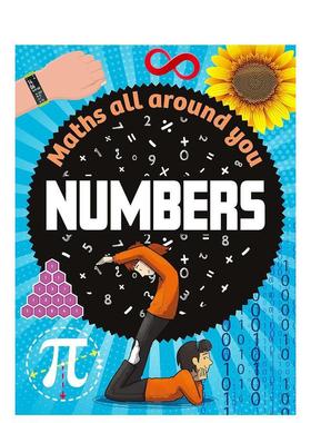 【现货】【数学无处不在】数字篇 【Maths All Around You】Numbers 英文进口原版儿童绘本百科图书Rob Colson