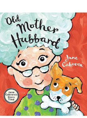 【现货】老妈子HubbardOld Mother Hubbard英文进口原版图书儿童绘本Jane Cabrera3-6岁