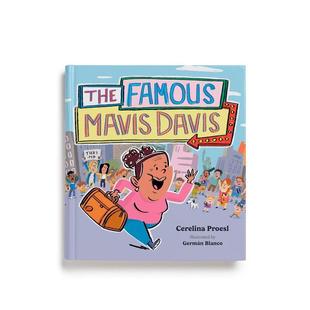 儿童绘本图书Kayppin 情绪管 梅维斯?戴维斯 Famous Mavis The 著名 儿童情感联结读物 Media自我认知 Davis英文进口原版 预售