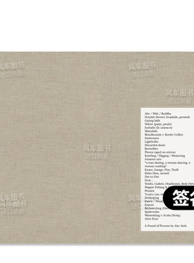 【预售】【签名版】亚历克·索斯：一堆照片Alec Soth: A Pound of Pictures英文原版摄影集 外版进口图书