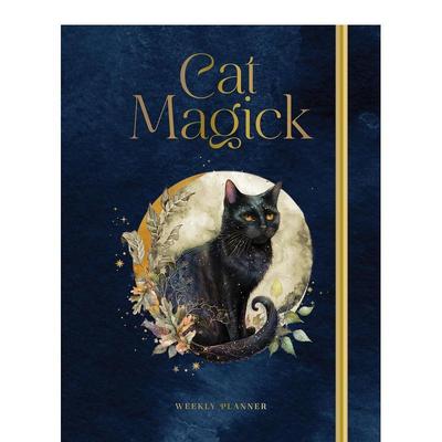 【预售】猫咪魔法：周计划/月计划手账本 Cat Magick: Undated Weekly and Monthly Planner 原版笔记本Notebook
