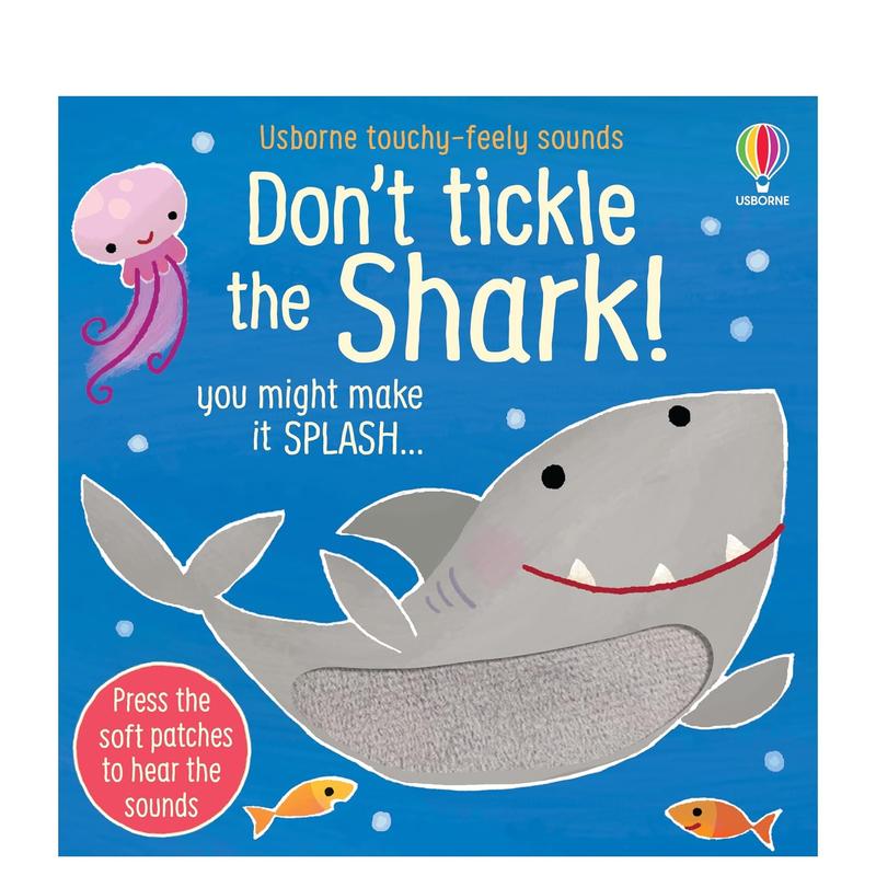 【预售】【触摸发声书】别给鲨鱼挠痒痒！【Touchy-Feely Sound】Don't Tickle the Shark!原版英文儿童趣味