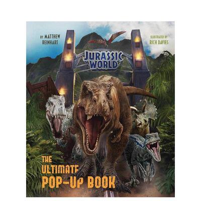 【预售】Jurassic World: The Ultimate Pop-Up Book【立体书】侏罗纪公园 英文进口原版立体图书 Matthew Reinhart  Rich Davies