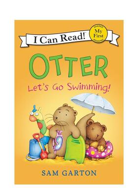【现货】Otter: Let’s Go Swimming!，水獭:我们去游泳吧! 英文原版图书籍进口正版 Garton 儿童分阶阅读