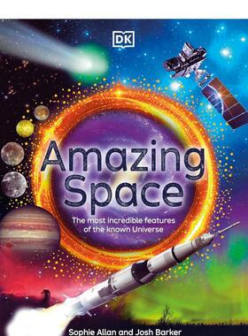 【预售】【DK神奇地球系列】神奇的太空【DK Amazing Earth】Amazing Space英文进口原版儿童绘本图书Sophie Allan and Josh Bark
