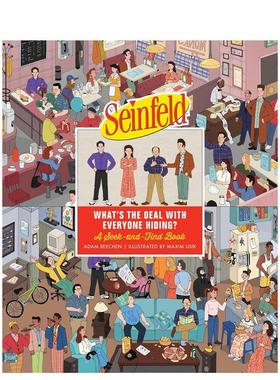 【预售】宋飞正传：寻找剧中的角色 Seinfeld: 预售at's the Deal with Everyone Hiding? NBC剧集 周边图书 英文进口原版图书Adam
