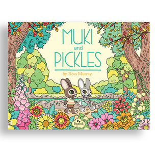 英文原版 Murray Muki Ross 儿童益智启蒙故事绘本 图书进口正版 木奇和泡菜 Pickles and 现货