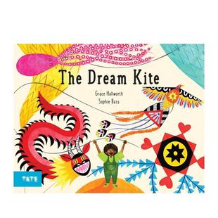 凯特·格林纳威奖得主Grace HallworthThe Hallworth3 预售 6岁 图书儿童绘本Grace 梦想风筝 Kite英文进口原版 Dream
