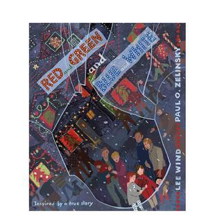 and Zelinksy 6岁 现货 红绿蓝白Red 人际关系Lee Blue Green Paul White英文进口原版 Wind 儿童绘本图书3