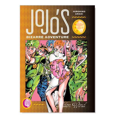 【现货】JOJO的奇妙冒险第五部:黄金之风卷6 荒木飞吕彦 JoJo's Bizarre Adventure:Part5 Golden Wind,Vol.6 英文漫画书原版书籍