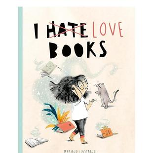 入围卡内基插画奖 Publishe 我爱书籍 Lincoln Frances 英文儿童图书籍进口原版 Books Love 克劳斯·佛兰科奖得主新作I 预售