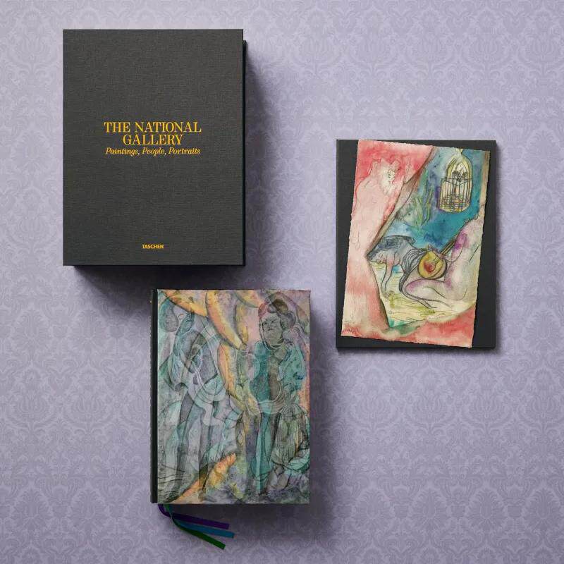 【预售】【TASCHEN限量版】英国国家美术馆 编号1-100 克里斯·奥菲利限量版画《笼中鸟之歌》 英文进口原版艺术画册画集Annetta