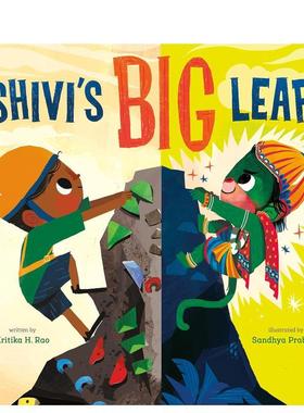 【预售】希维的大飞跃 Shivi's Big Leap 英文进口原版儿童绘本 自我认知/情绪管理Kritika H. Rao Sandhya Prabhat外文图书籍