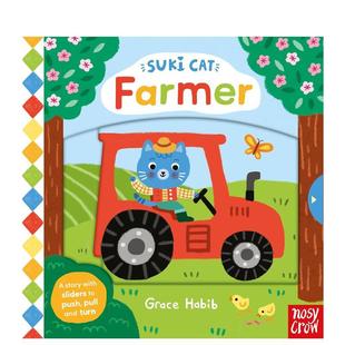 Cat 苏基猫：农夫Suki Farmer英文进口原版 儿童图书6 Habib 9岁职业认知Grace 现货
