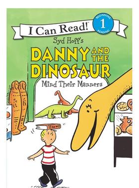 【现货】Danny and the Dinosaur Mind Their Manners，注意他们的举止 英文原版图书 Hoff 儿童分阶阅读