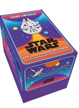 【预售】Star Wars: 125 Conversation Cards for Dinner Parties Movie Marathons and More [With Book(s)]星球大战：125 张对话