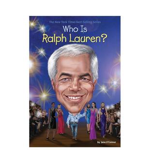 RALPH LAUREN?英文进口原版 6岁O’CONNOR 拉夫·劳伦是谁?WHO 章节书儿童图书籍3 JANE 预售