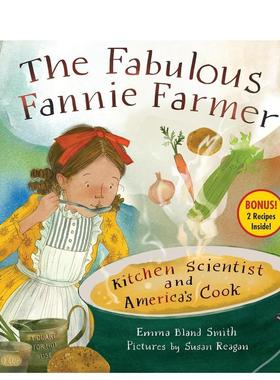 【预售】Fannie Farmer大厨：厨房科学家&美国厨师 Kitchen Scientist and America’s Cook 英文进口原版儿童绘本图书Emma Bland
