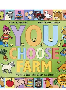 【预售】由你来选农场故事 You Choose Farm英文进口原版儿童启蒙图书Goodhart  Pippa外文
