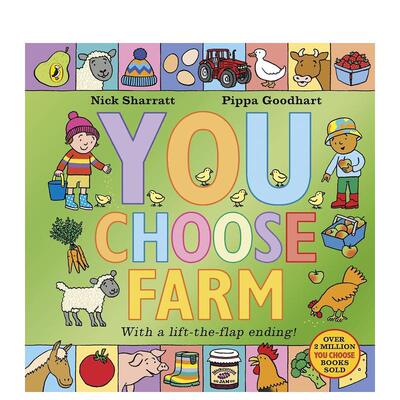 【预售】由你来选农场故事 You Choose Farm英文进口原版儿童启蒙图书Goodhart  Pippa外文