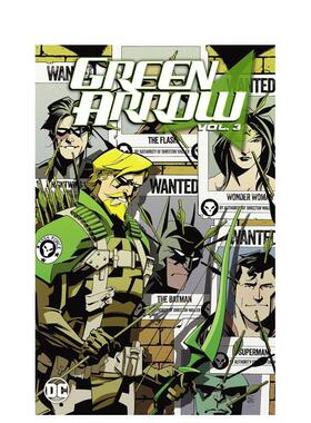 【现货】DC漫画 绿箭侠 卷3：绝路反击 Green Arrow vol. 3: Against The Wall 英文进口原版漫画Joshua Williamson外文图书