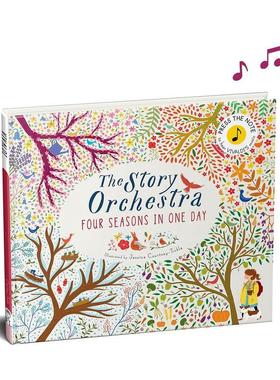 【现货】故事管弦乐队：四季于一日【Story Orchestra】Four Seasons in One Day英文进口原版儿童趣味图书Jessica Courtney-Tick