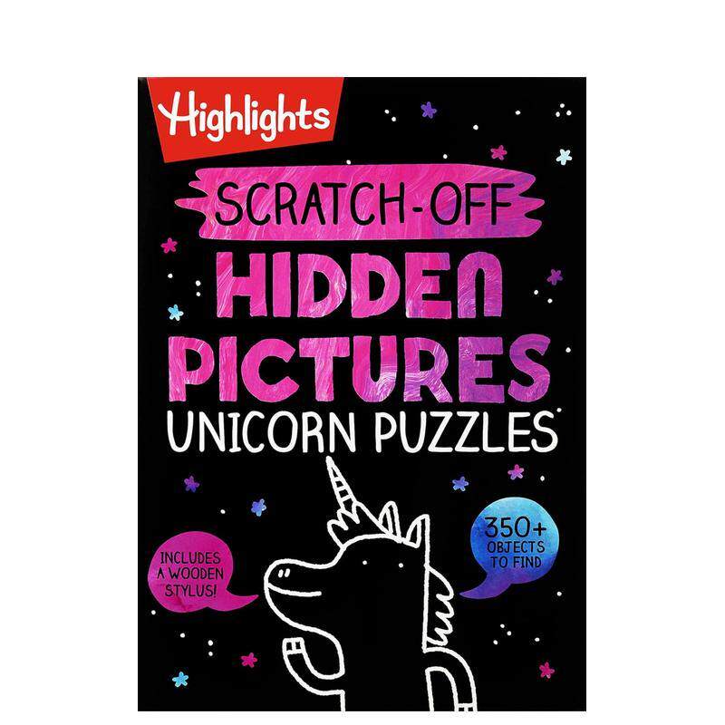 刮刮乐隐藏图片独角兽拼图（刮刮