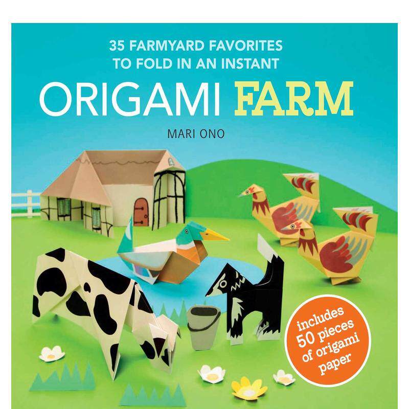 【现货】折纸书 儿童 手工Origami Farm 35家可爱的折纸农场 英文儿童趣味互动读物 益智玩具书适合6-12岁（绝版）