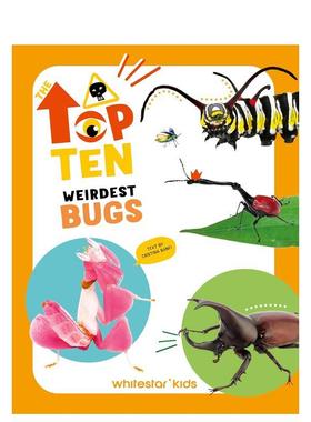 【现货】十大怪异昆虫 The  Ten: Weirdest Bugs 英文进口原版儿童故事图书Cristina Banfi外文正版