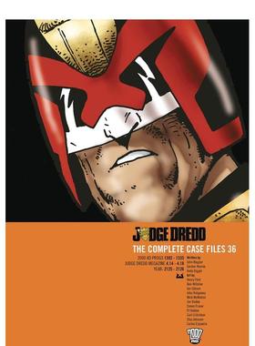 【预售】爵德判官：第 36 版：完整案件档案 Judge Dredd: The Complete Case Files 36 英文进口原版漫画正版图书籍Wagner  John
