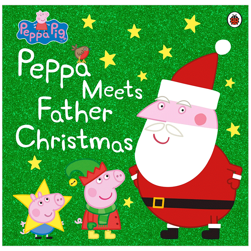 【预售】 Peppa Pig Meets Father Christmas 小猪佩奇见圣诞老人 3-6岁 英文原版图书籍进口正版 圣诞节儿童绘本礼物