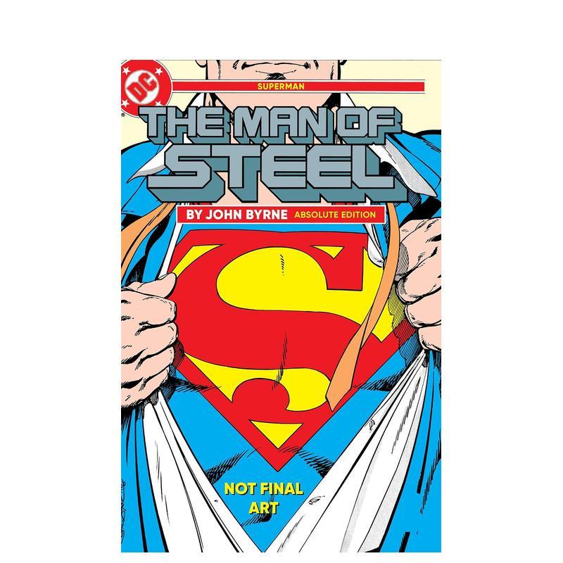 【预售】超人:钢铁之躯 约翰?伯恩 (版) Superman: The Man of Steel by John Byrne: Absolute Edition 英文漫画进口原版外文