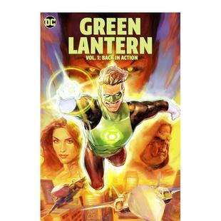 【预售】绿灯侠 卷1 Green Lantern Vol. 1: Back in Action 英文进口原版漫画书Adams, Jeremy 外文正版书籍